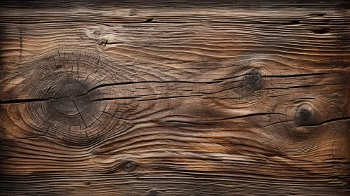 Rustic Wooden Plank Close-Up