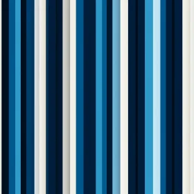 Blue and White Striped Pattern - Seamless Design