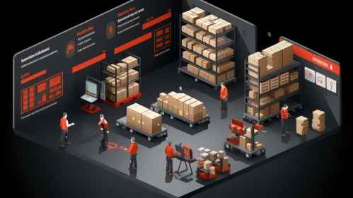 Efficient Warehouse Operations: Workers and Automated Vehicles