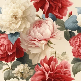 Elegant Floral Pattern for Fabric and Wallpaper