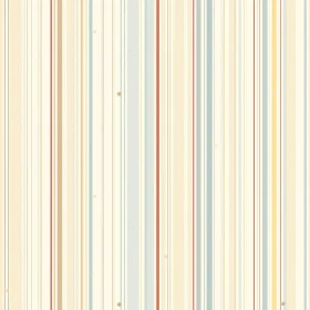 Retro Vertical Stripes Pattern in Beige, Blue, Red & Yellow