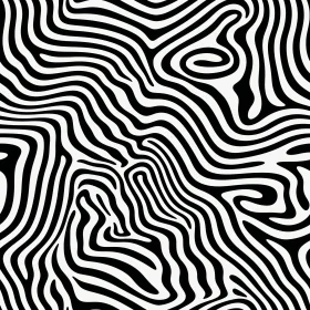 Zebra Skin Seamless Pattern Vector Illustration