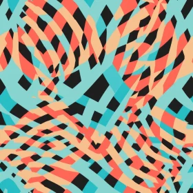 Multicolor Abstract Geometric Pattern