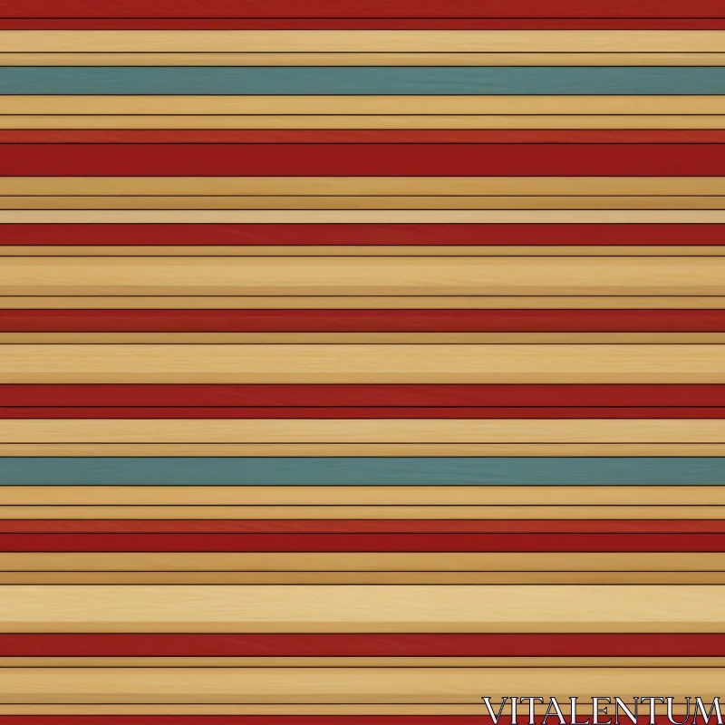 Red and Blue Striped Wood Texture | Background and Texture Design AI Image