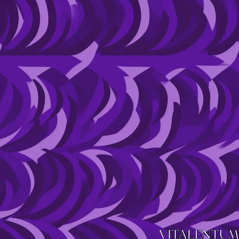 Purple and Pink Waves Seamless Pattern AI Image