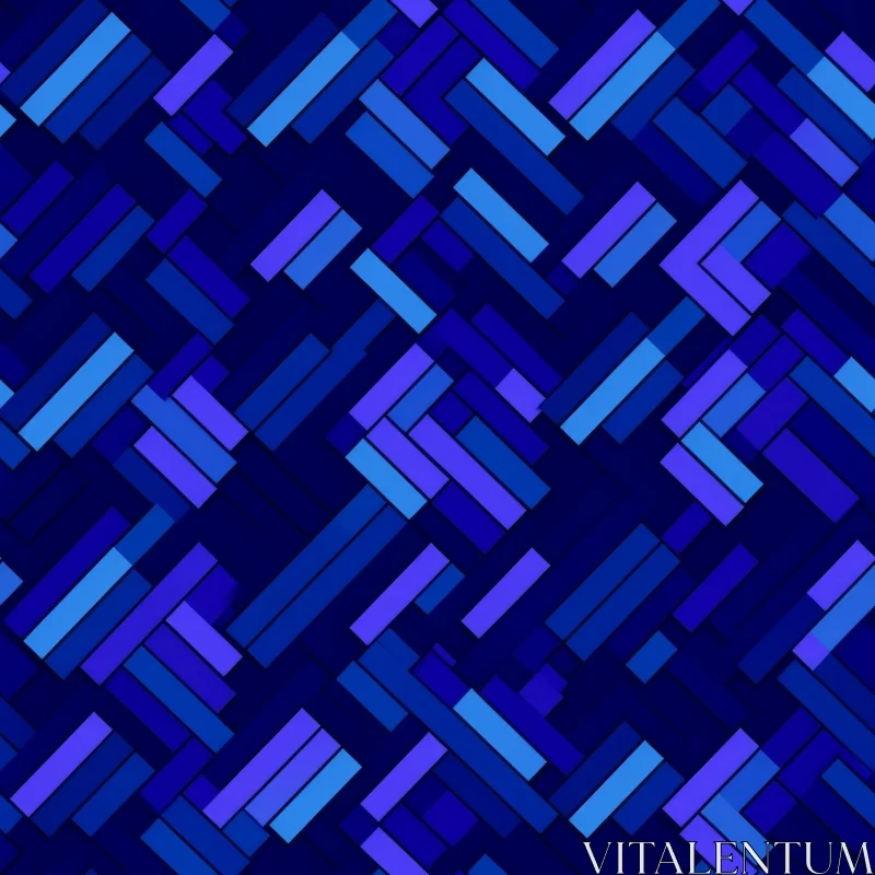AI ART Blue and Purple Gradient Rectangles Pattern