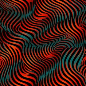 Colorful Wave Pattern - Seamless Design for Backgrounds