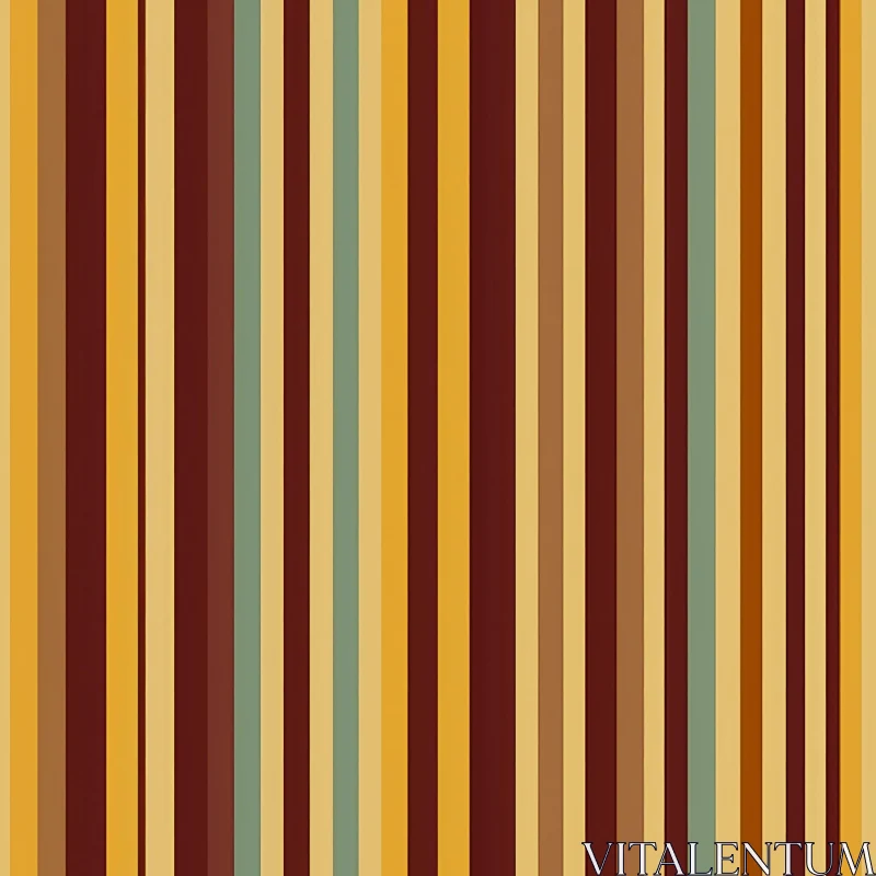 Warm Vertical Stripes Pattern for Wallpaper, Fabric, Wrapping Paper AI Image
