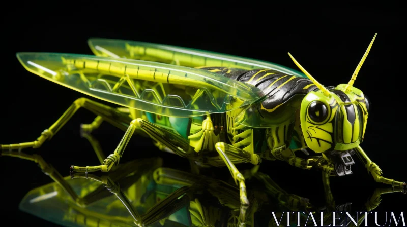 Robotic Wildlife: A Surreal Fusion of Nature and Technology AI Image
