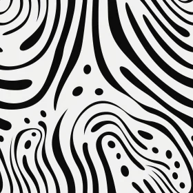 Black and White Abstract Background Illustration