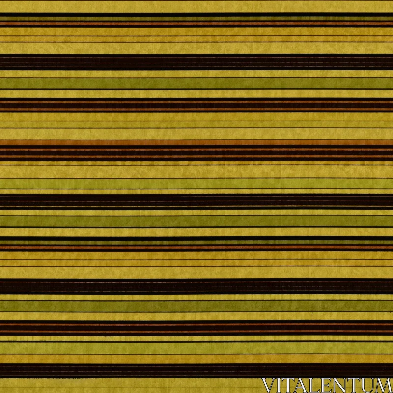 Brown, Olive, Yellow Horizontal Stripes Pattern AI Image