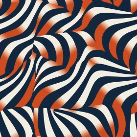 Intricate 3D Striped Geometric Pattern | Vector Illustration