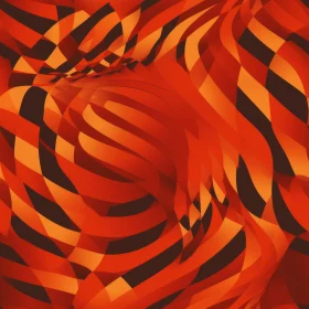 Red and Orange Striped Background
