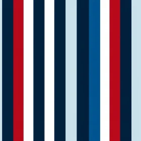 Classic Vertical Stripes Pattern in Red, White, Navy Blue