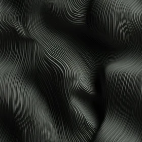 Dark Wavy Surface 3D Rendering Texture