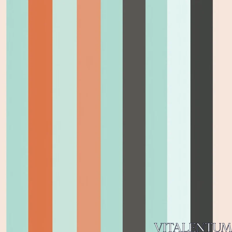 Pastel Vertical Stripes Pattern - Design Background Element AI Image
