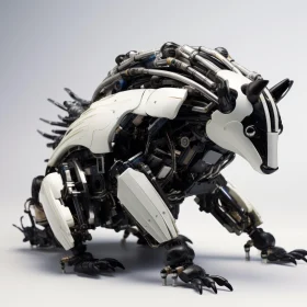 Robotic Badger in Kinetic Installation Style