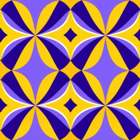 Colorful Quatrefoil Pattern - Symmetrical Design