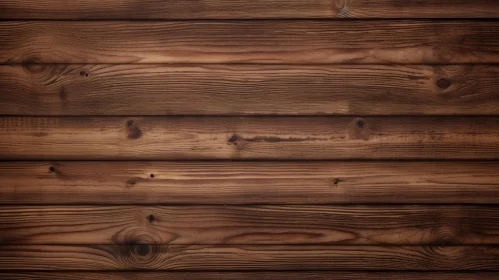 Dark Brown Wooden Surface Close-Up View