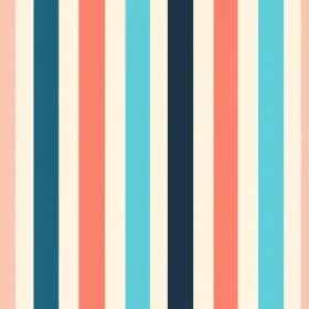 Pastel Vertical Stripes Seamless Pattern Design