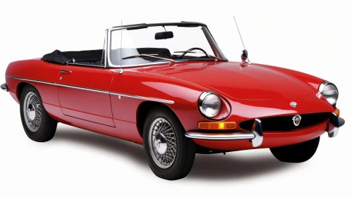 Red MGB Roadster Classic British Sports Car