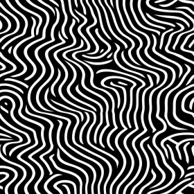 Monochrome Wavy Stripes Pattern