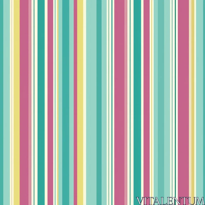 Pastel Vertical Stripes Pattern - Modern Design Element AI Image