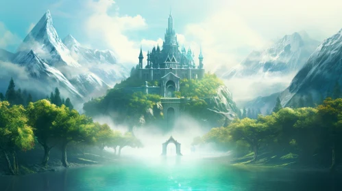 Enchanting Fantasy Castle Landscape