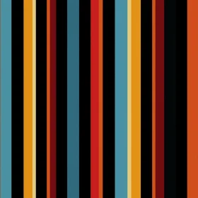 Symmetrical Retro Stripes Pattern