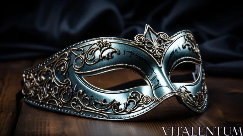 Intricate Venetian Mask Photography AI Image
