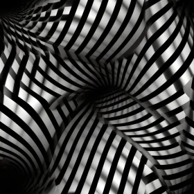 Mesmerizing Black and White Optical Illusion