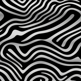 Zebra Pattern Background - Seamless Black and White Stripes