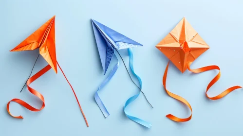 Ethereal Paper Planes: A Delicate Origami Composition