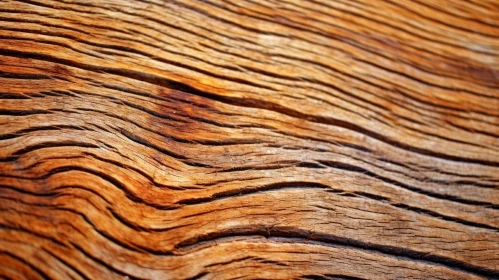 Dark Brown Weathered Wood Texture Close-Up