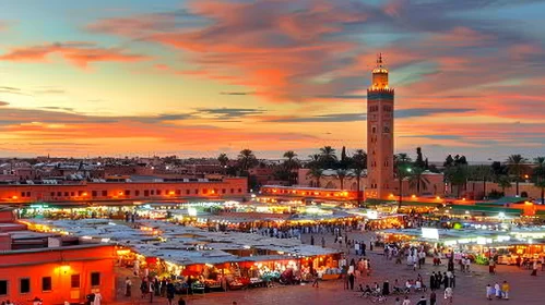 Jemaa el-Fnaa Square in Marrakesh, Morocco - Cultural Hub