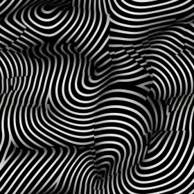 Monochrome Abstract Stripes Pattern