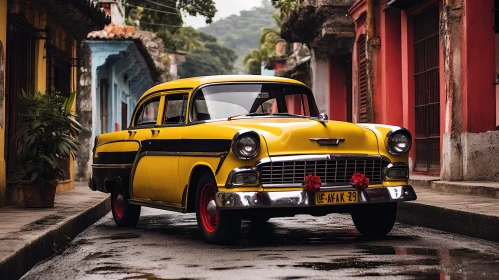 Vintage Chevrolet Bel Air Car in Havana, Cuba