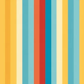 Colorful Retro Vertical Stripes Background