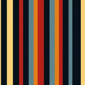Retro Vertical Stripes Pattern - Background Design