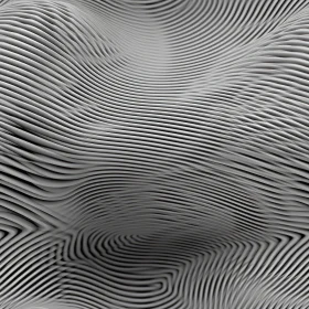 Futuristic 3D Abstract Surface with Concentric Circles