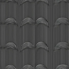 Minimalist Gray and Black Stripes Pattern
