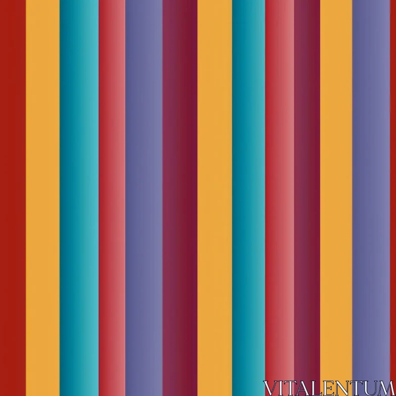 AI ART Colorful Vertical Stripes Pattern Design