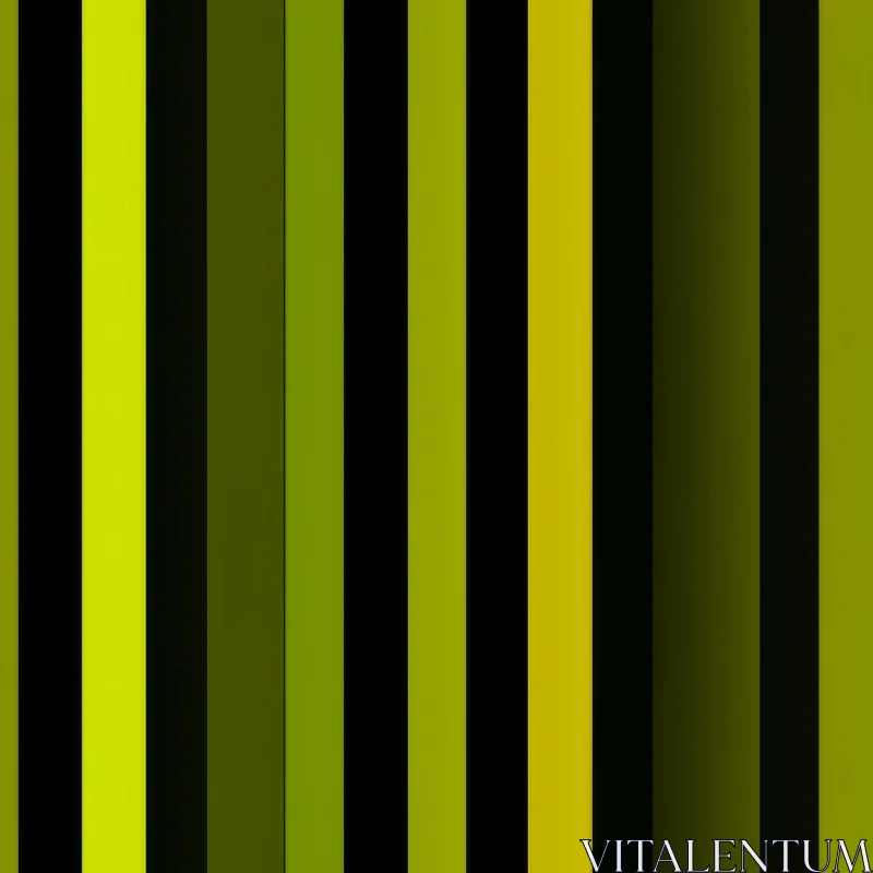 Green and Yellow Gradient Vertical Stripes Background AI Image