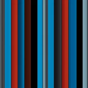 Blue Red Gray Vertical Stripes Pattern