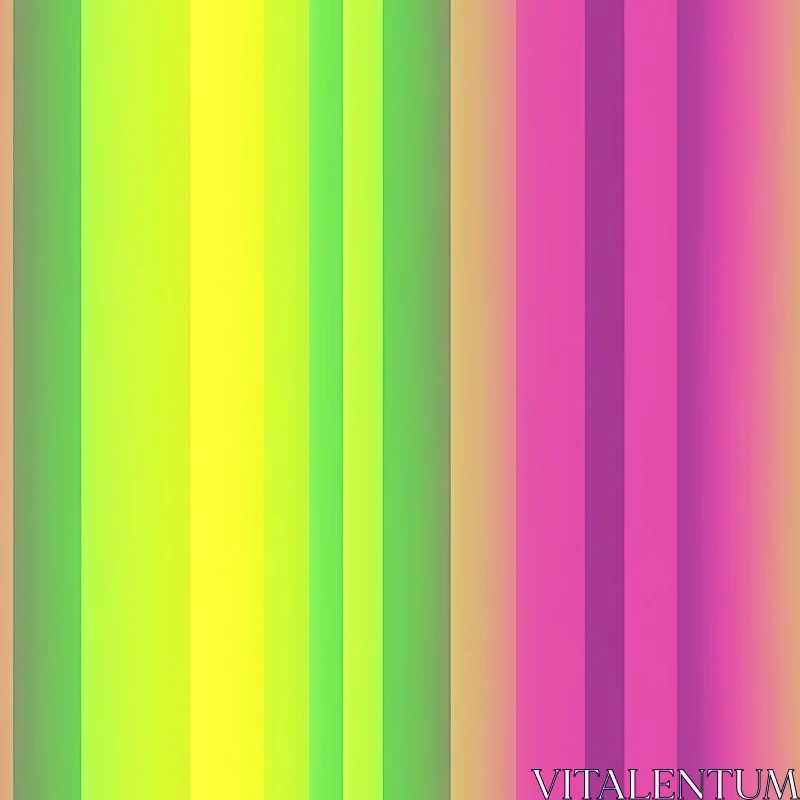 Bright Neon Colorful Stripes Background AI Image