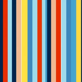 Colorful Vertical Stripes Pattern - Playful Design Element