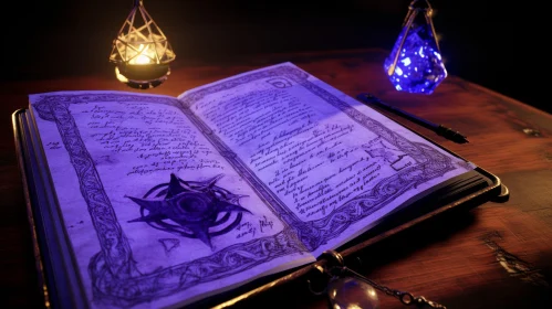 Enchanting Wizard's Desk | Magical 3D Rendering