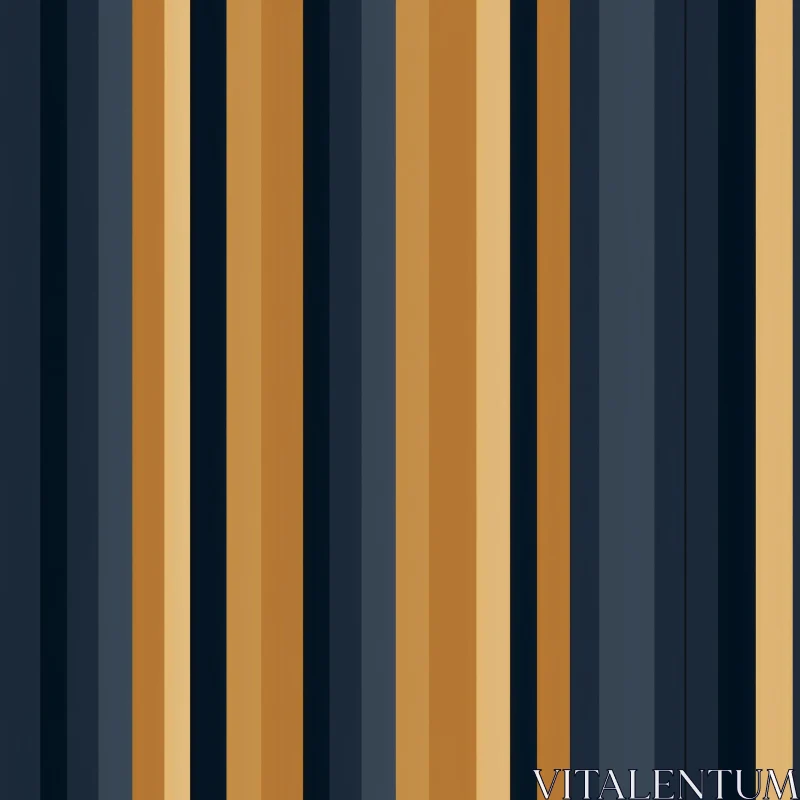 AI ART Blue and Brown Vertical Stripes Pattern