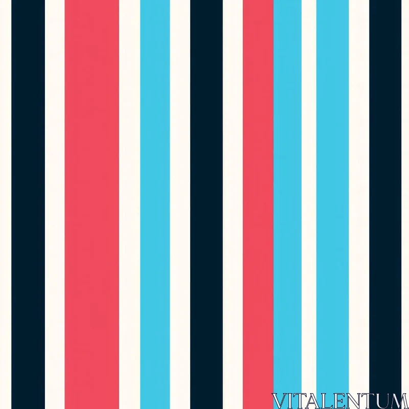 Colorful Vertical Stripes Pattern for Designs AI Image