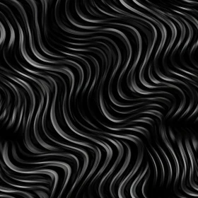 Elegant Black and Gray Waves Seamless Pattern